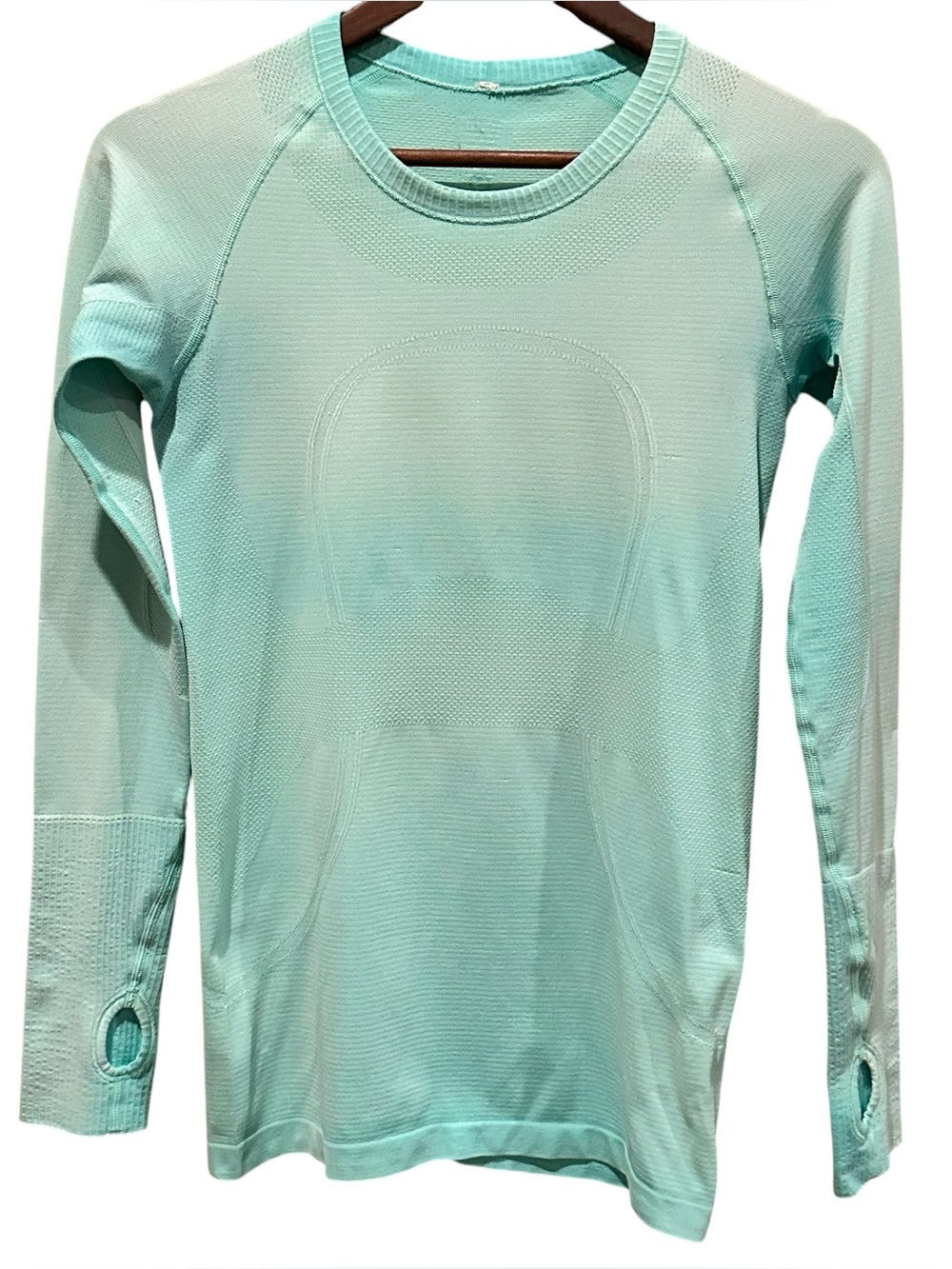 Lululemon Women's Long Sleeve Swiftly Tech Shirt Size 6, Teal Blue